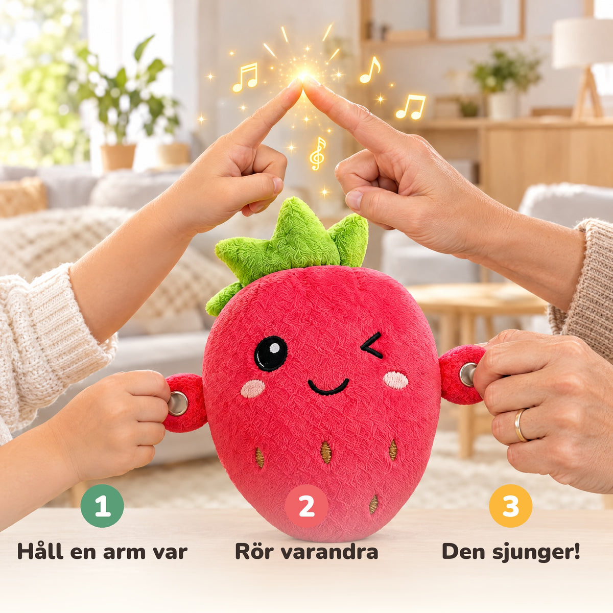 Musikfrukten – leken som sjunger när ni rör varandra