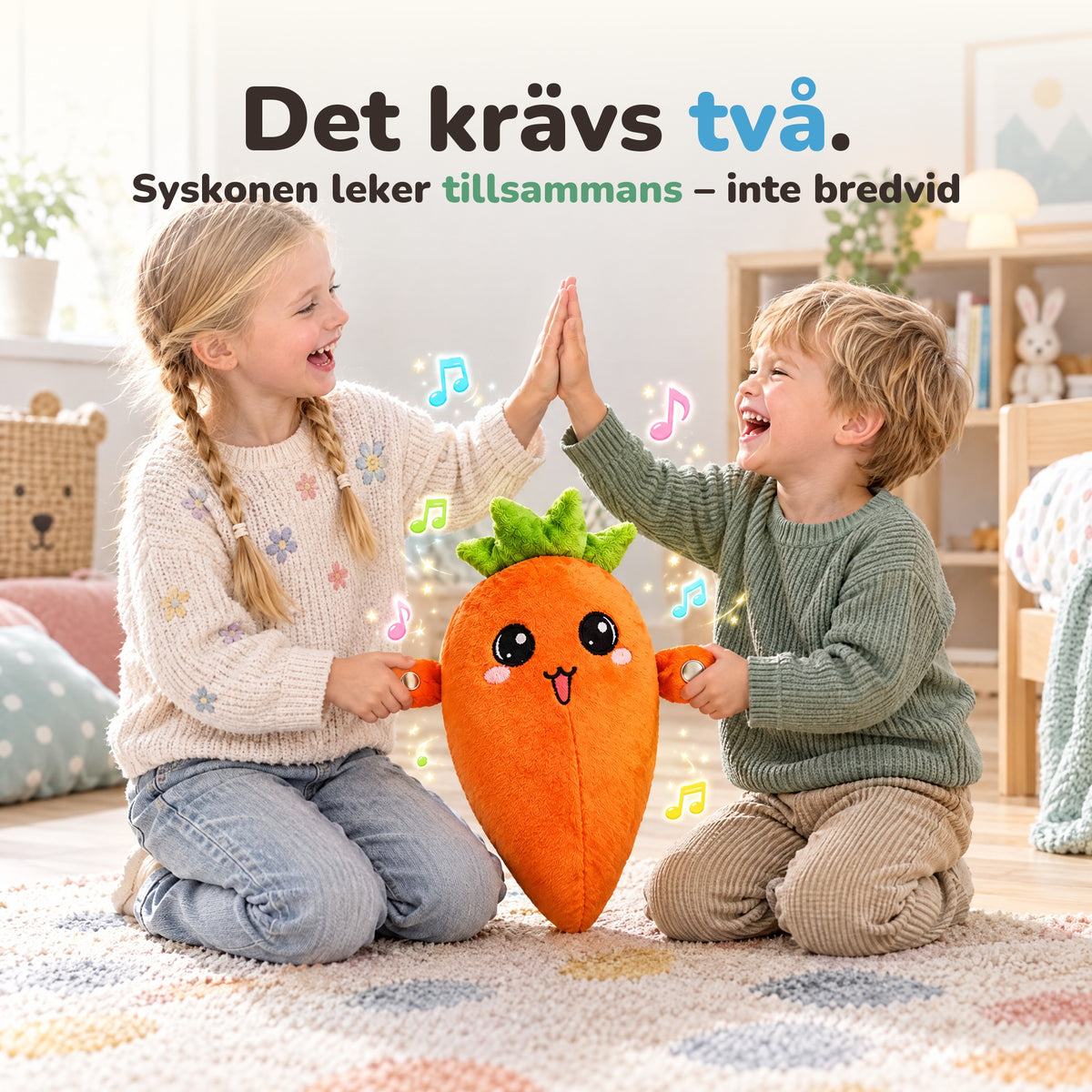 Musikfrukten – leken som sjunger när ni rör varandra