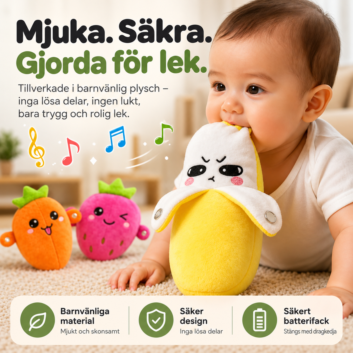 Musikfrukten – leken som sjunger när ni rör varandra